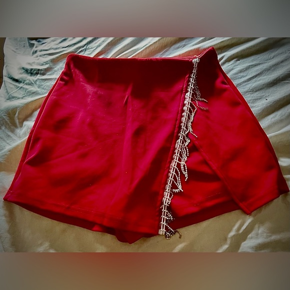 Ruby Red Rhinestones Shorts!! - Picture 1 of 1